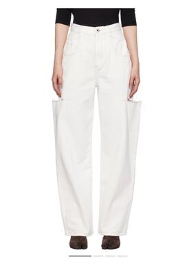 Maison Margiela White Slash Jeans